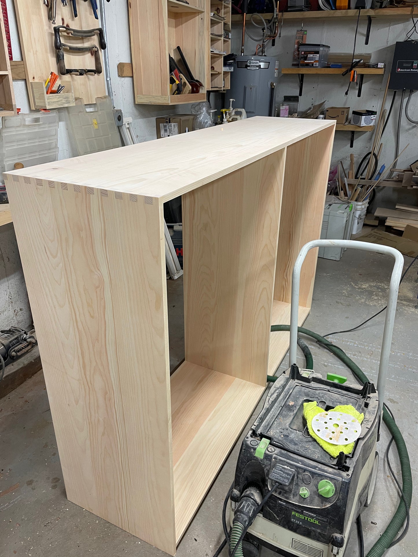 Custom Pine Shelving Units
